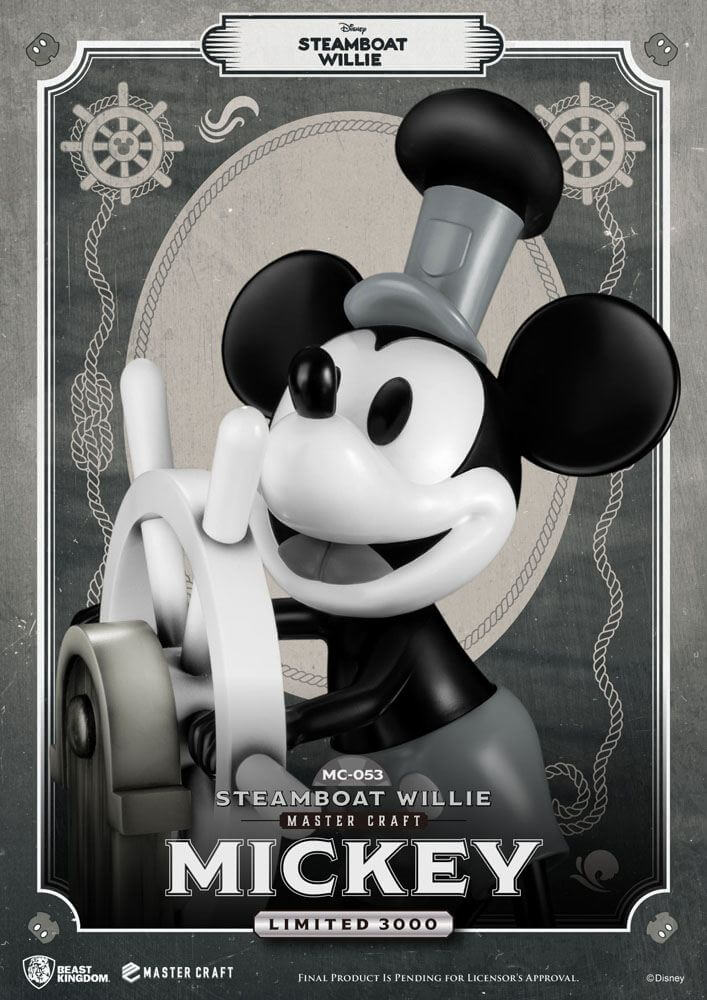 Steamboat Willie Master Craft Statue Mickey 46cm - Scale Statue - Beast Kingdom Toys - Hobby Figures UK