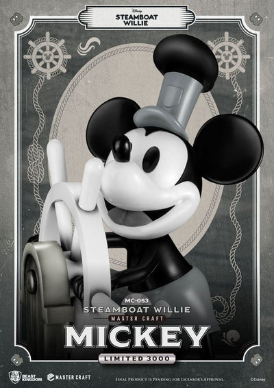 Steamboat Willie Master Craft Statue Mickey 46cm - Scale Statue - Beast Kingdom Toys - Hobby Figures UK