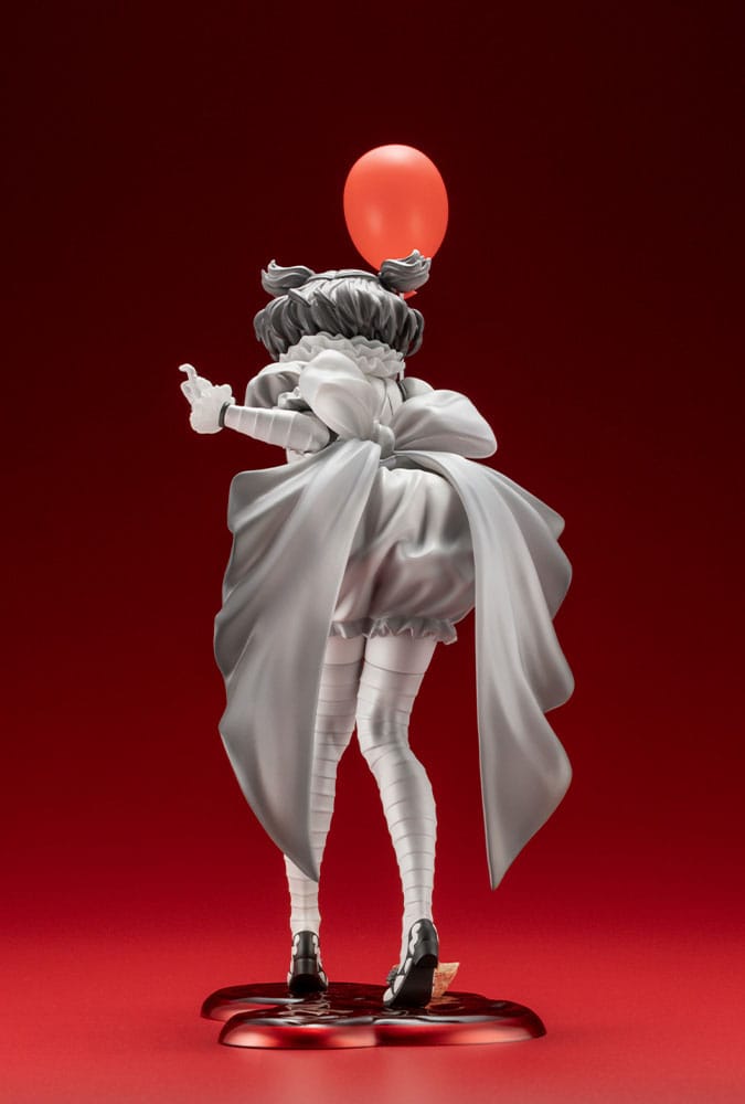 Stephen Kings It 2017 Bishoujo PVC Statue 1/7 Pennywise Monochrome 25cm - Scale Statue - Kotobukiya - Hobby Figures UK