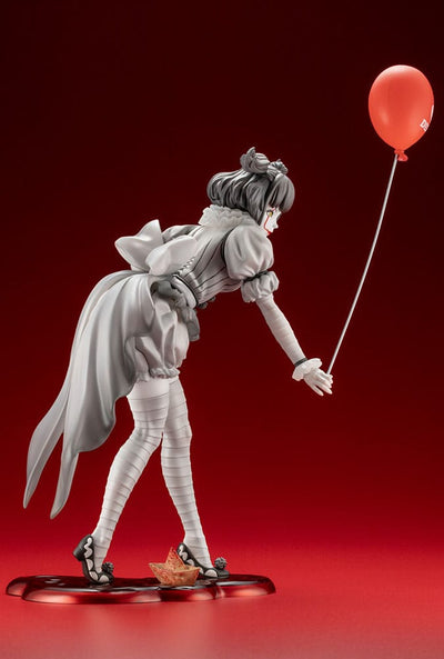 Stephen Kings It 2017 Bishoujo PVC Statue 1/7 Pennywise Monochrome 25cm - Scale Statue - Kotobukiya - Hobby Figures UK