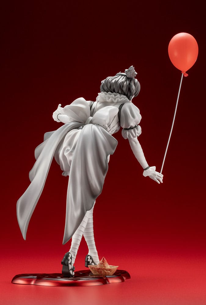 Stephen Kings It 2017 Bishoujo PVC Statue 1/7 Pennywise Monochrome 25cm - Scale Statue - Kotobukiya - Hobby Figures UK