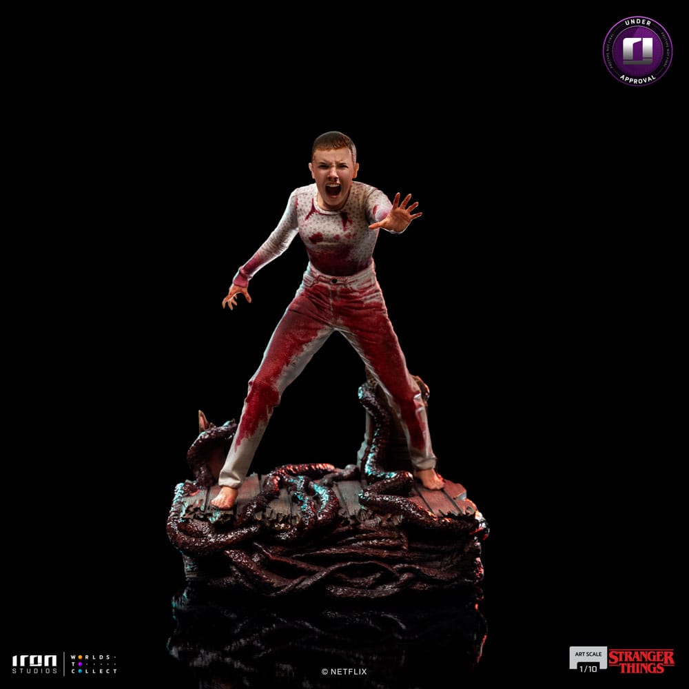 Stranger Things Art Scale Statue 1/10 Eleven 18cm - Scale Statue - Iron Studios - Hobby Figures UK