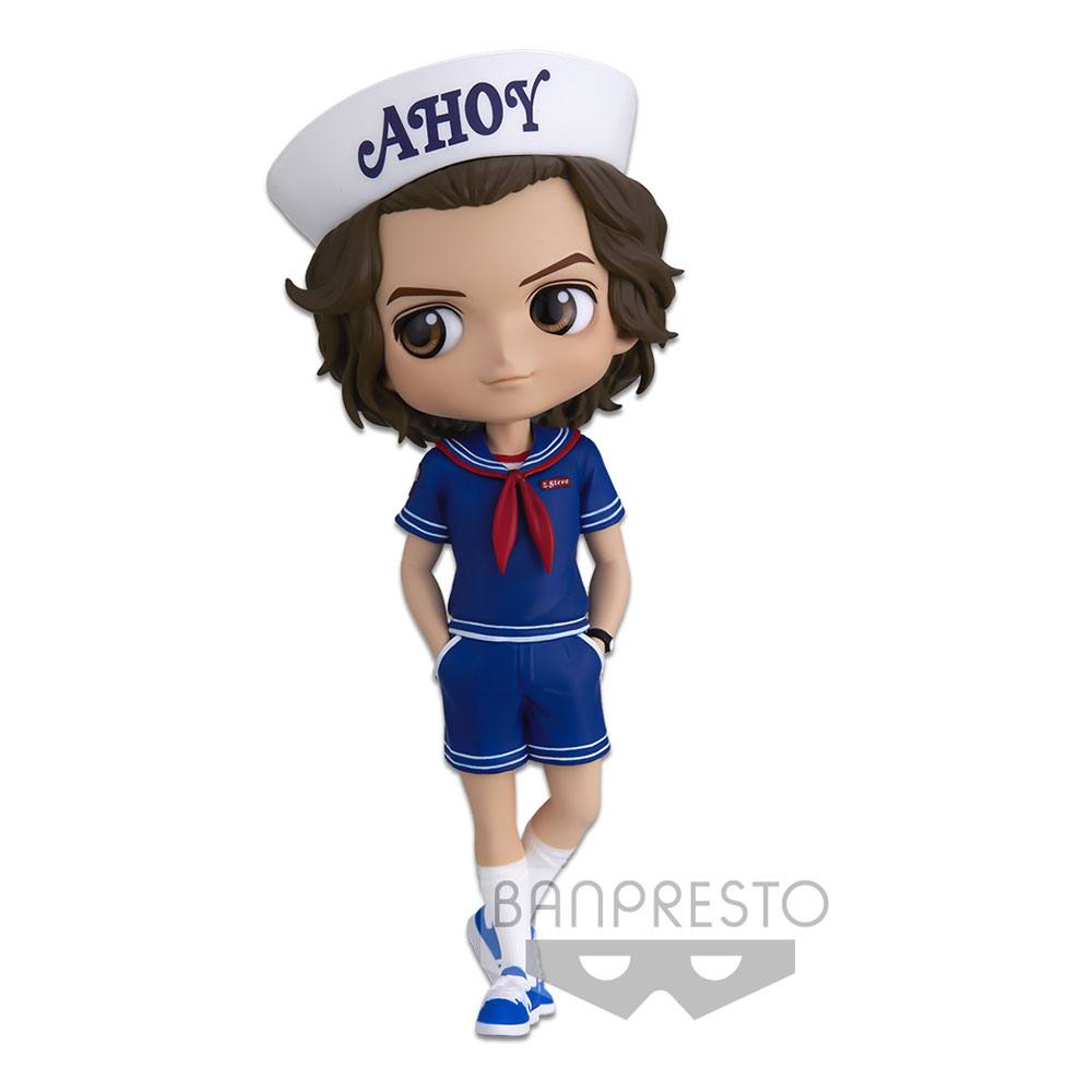 Stranger Things Q Posket Mini Figure Steve 14cm - Mini Figures - Banpresto - Hobby Figures UK