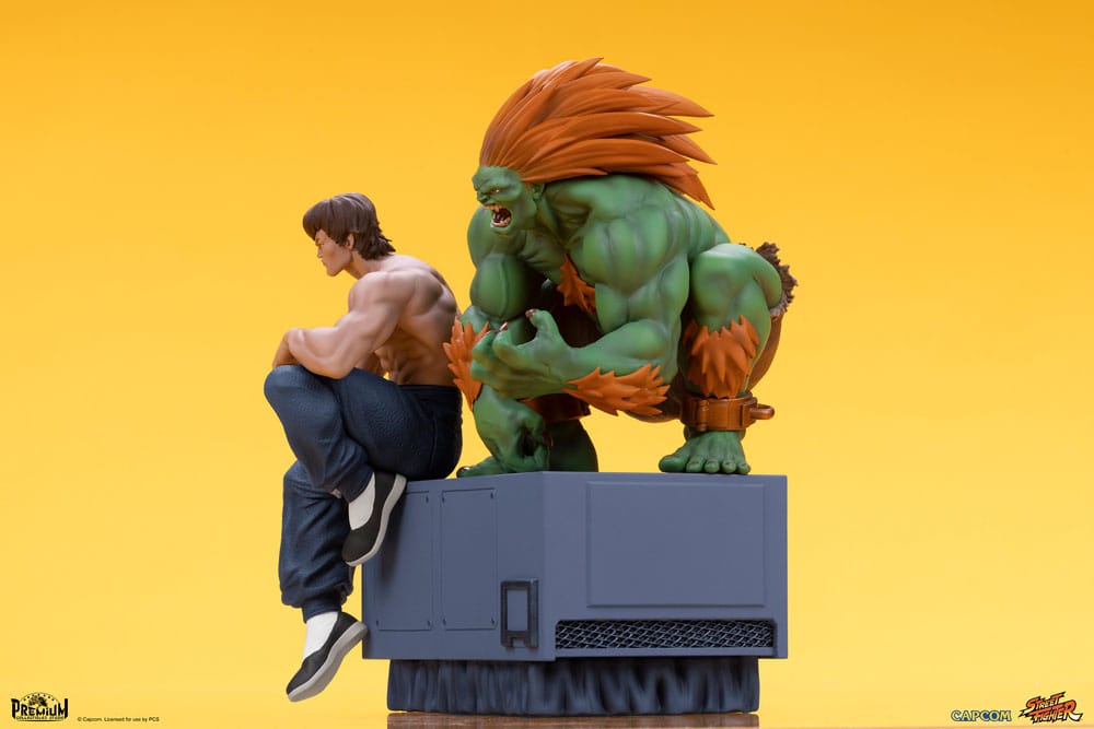 Street Fighter PVC Statues 1/10 Blanka & Fei Long 21cm - Scale Statue - PCS - Hobby Figures UK