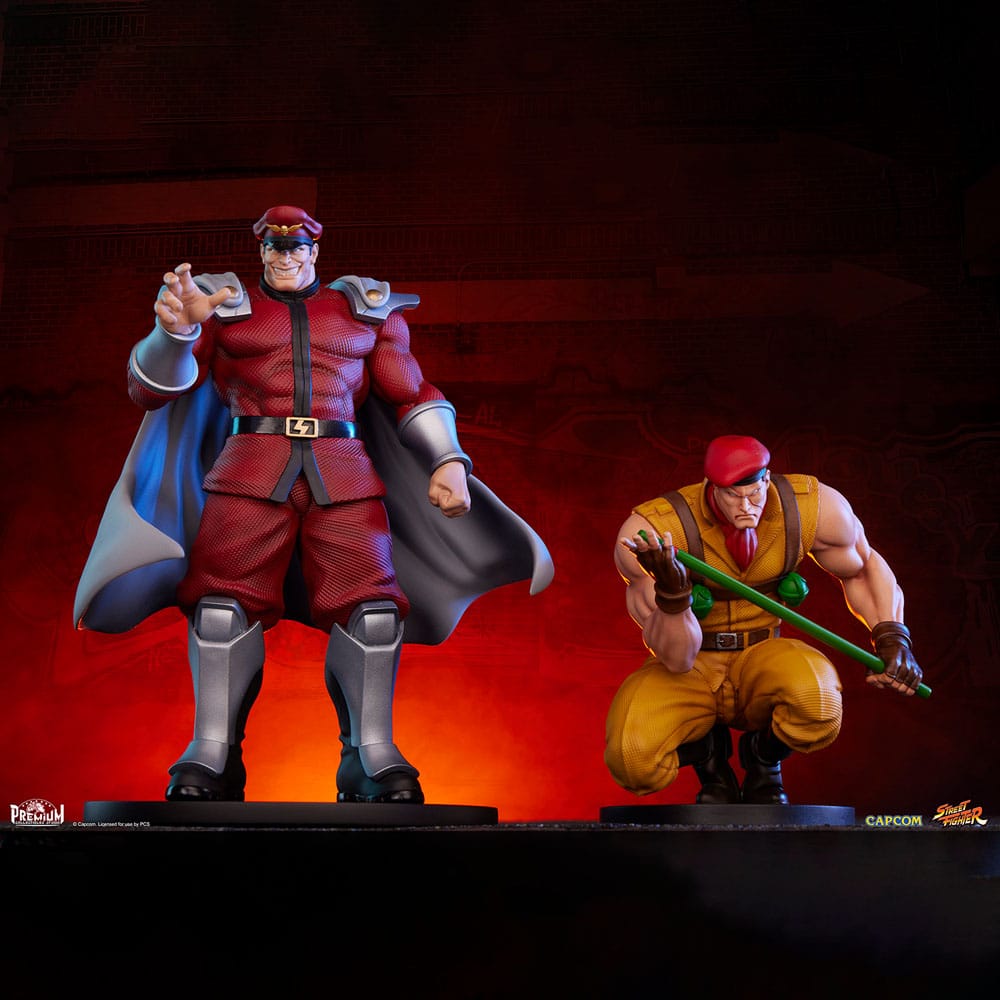 Street Fighter PVC Statues 1/10 M. Bison & Rolento 21cm - Scale Statue - PCS - Hobby Figures UK