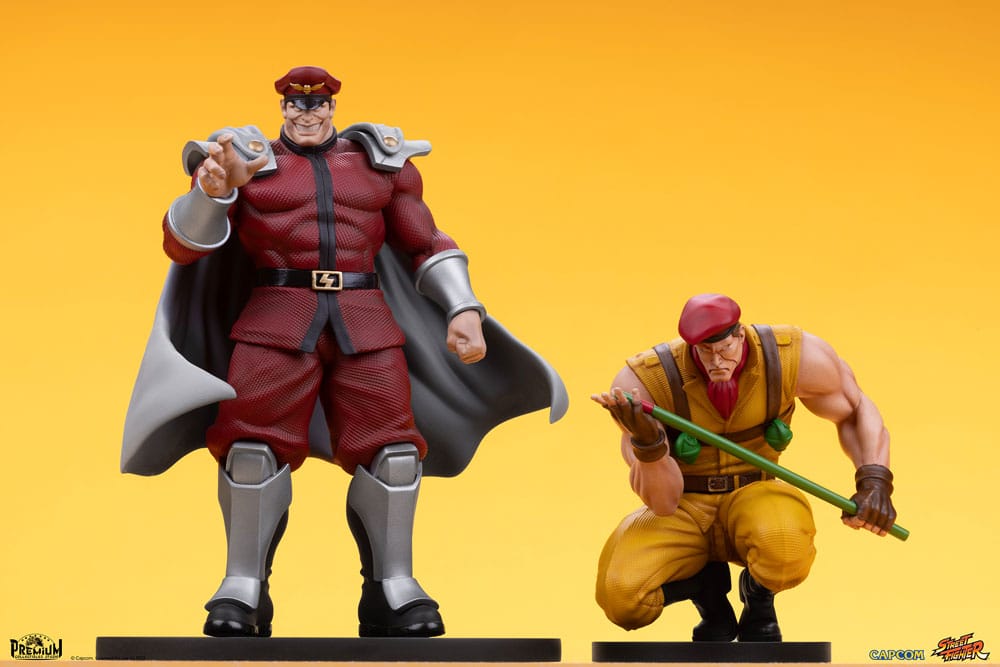 Street Fighter PVC Statues 1/10 M. Bison & Rolento 21cm - Scale Statue - PCS - Hobby Figures UK