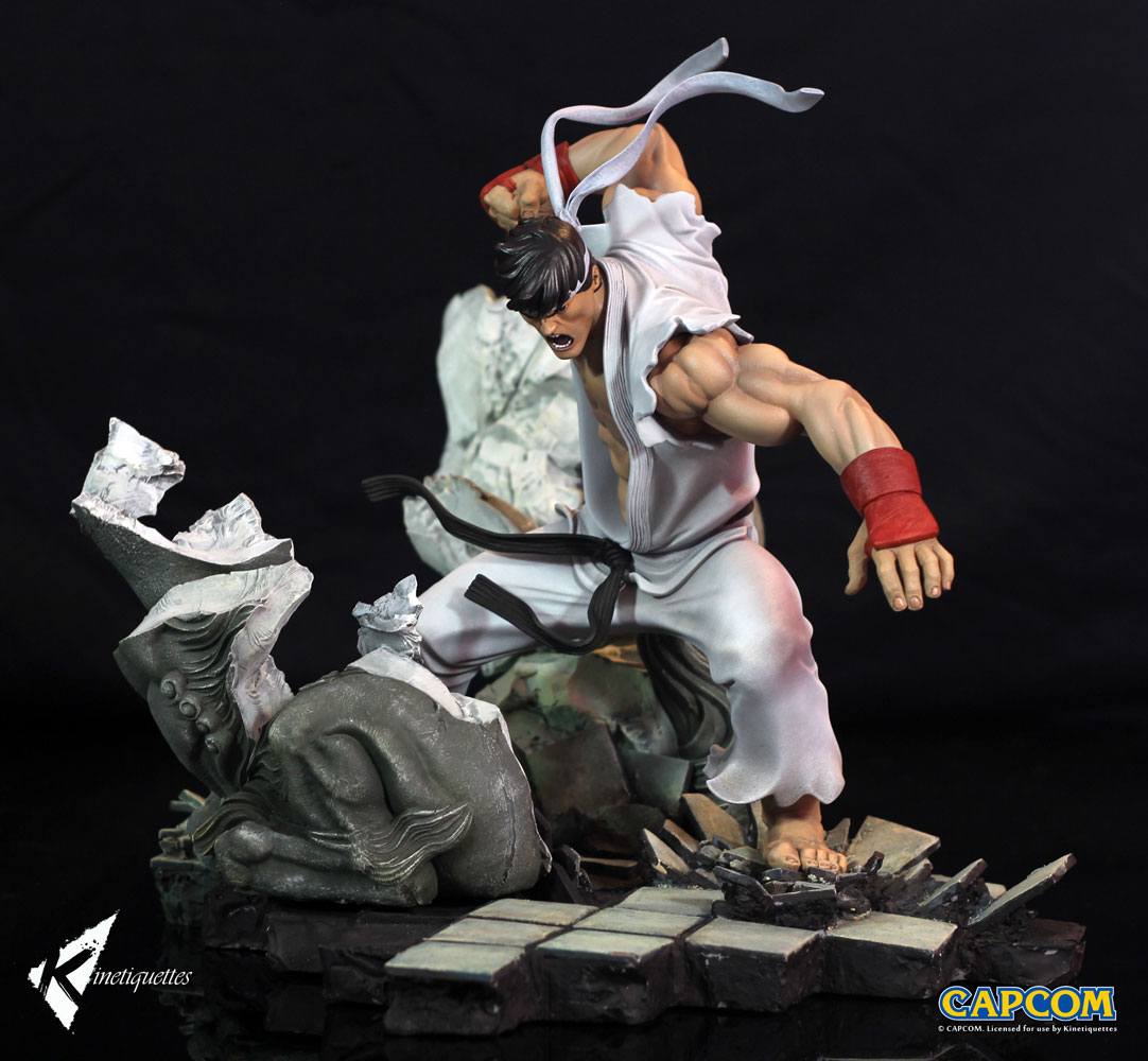 Street Fighter Battle of the Brothers Diorama 1/6 Ryu 45cm - Scale Statue - Kinetiquettes - Hobby Figures UK