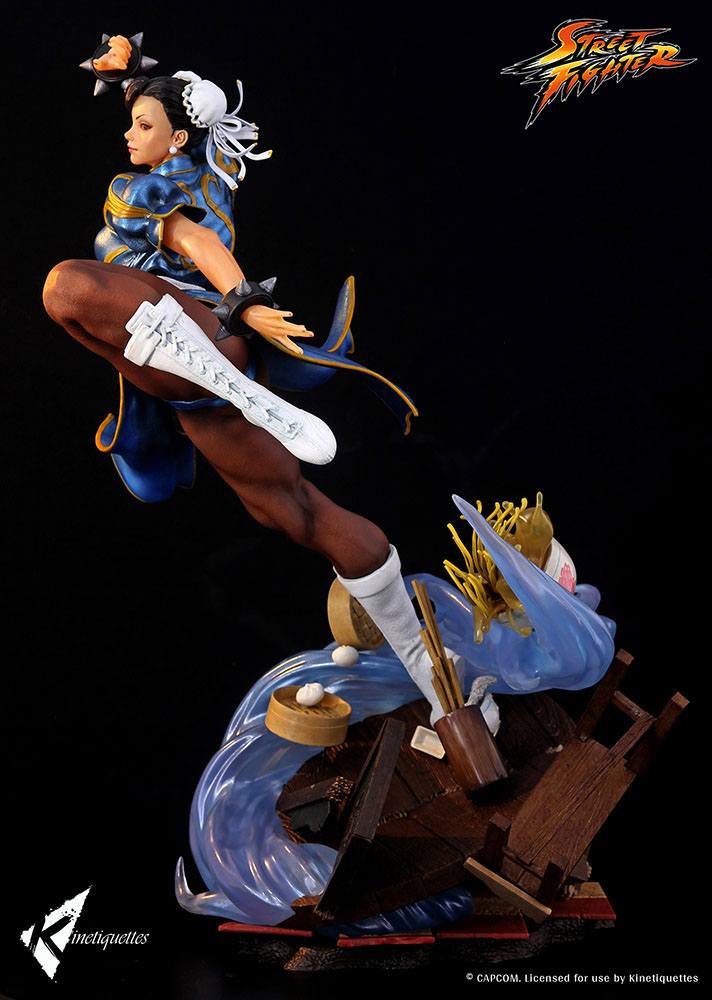 Street Fighter Diorama 1/4 Chun Li - The Strongest Woman in The World 56cm - Scale Statue - Kinetiquettes - Hobby Figures UK