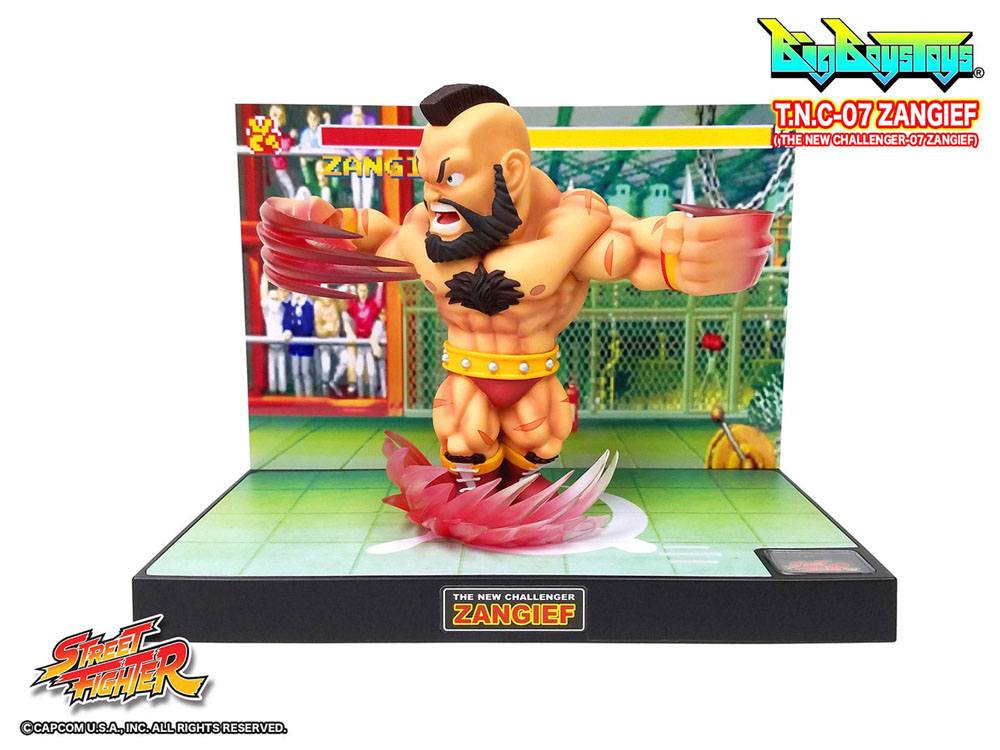 Street Fighter PVC Statue with Sound & Light Up Zangief 17cm - Scale Statue - Sideshow Collectibles - Hobby Figures UK