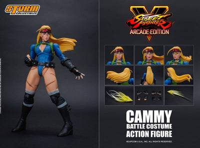 Street Fighter V Arcade Edition Action Figure 1/12 Cammy Battle Costume 15cm - Action Figures - Storm Collectibles - Hobby Figures UK