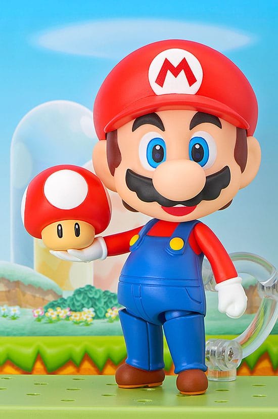 Super Mario Bros. Nendoroid Action Figure Mario (4th-run) 10cm - Mini Figures - Good Smile Company - Hobby Figures UK