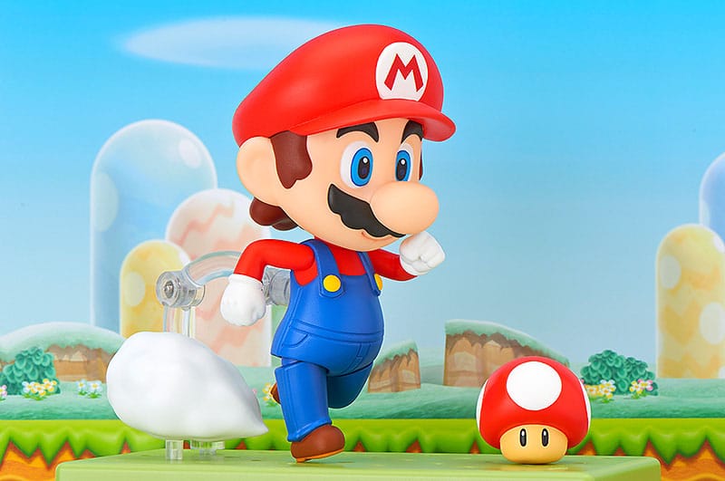 Super Mario Bros. Nendoroid Action Figure Mario (4th-run) 10cm - Mini Figures - Good Smile Company - Hobby Figures UK