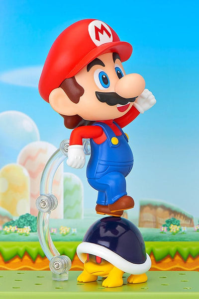 Super Mario Bros. Nendoroid Action Figure Mario (4th-run) 10cm - Mini Figures - Good Smile Company - Hobby Figures UK