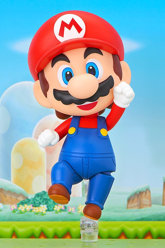 Super Mario Bros. Nendoroid Action Figure Mario (4th-run) 10cm - Mini Figures - Good Smile Company - Hobby Figures UK