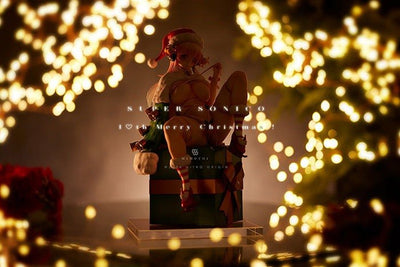 Super Sonico PVC Statue 1/7 Super Sonico 10th Merry Christmas! 25cm - Scale Statue - Mimeyoi - Hobby Figures UK