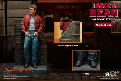 James Dean Superb My Favourite Legend Series Statue 1/4 James Dean (Red jacket) 52cm - Scale Statue - Star Ace - Hobby Figures UK