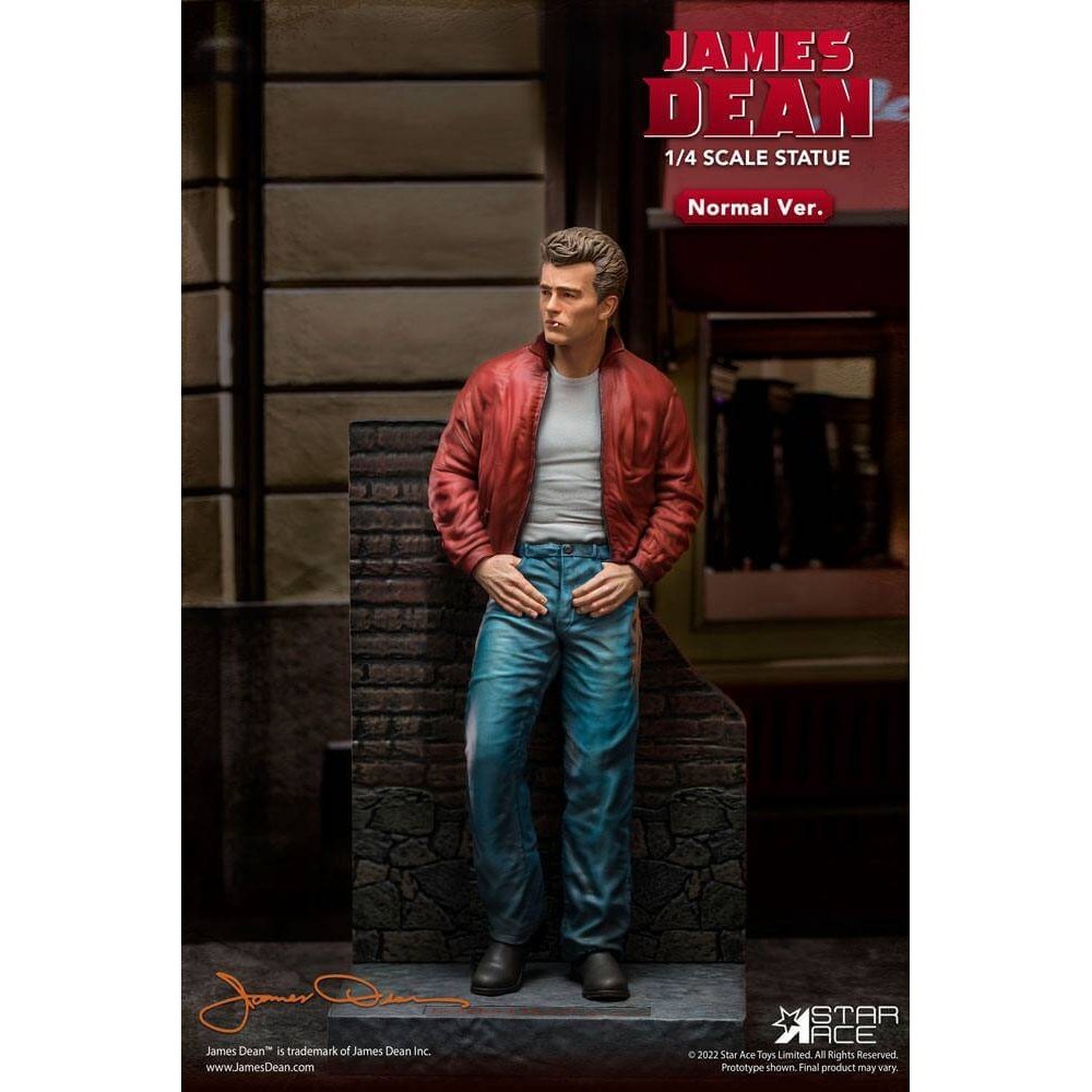 James Dean Superb My Favourite Legend Series Statue 1/4 James Dean (Red jacket) 52cm - Scale Statue - Star Ace - Hobby Figures UK