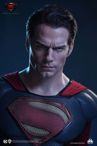Superman Bust 1/1 Superman Blue Ver. 73cm - Scale Statue - Queen Studios - Hobby Figures UK