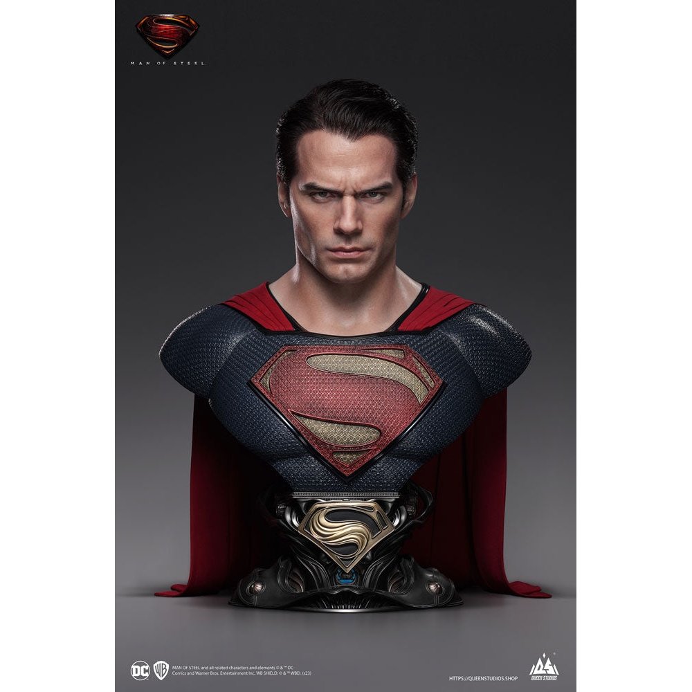 Superman Bust 1/1 Superman Blue Ver. 73cm - Scale Statue - Queen Studios - Hobby Figures UK