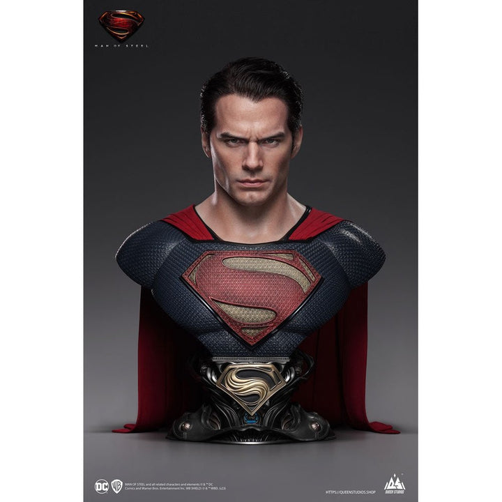 Superman Bust Man Of Steel 胸像　スタチューフィギュア Superman_Bust_1_1_Superman_Blu