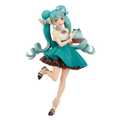 Hatsune Miku SweetSweets Series PVC Statue Hatsune Miku Chocolate Mint 17cm - Scale Statue - Furyu - Hobby Figures UK