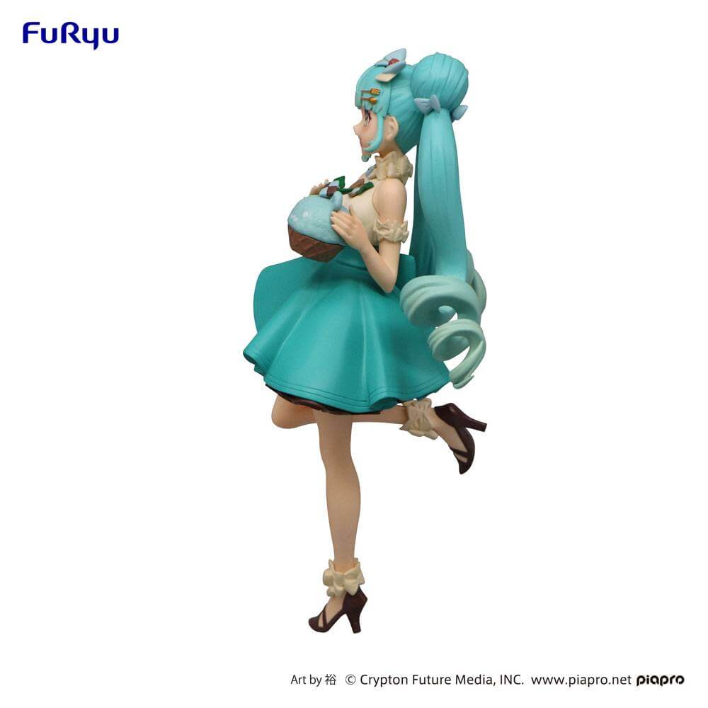 Hatsune Miku SweetSweets Series PVC Statue Hatsune Miku Chocolate Mint 17cm - Scale Statue - Furyu - Hobby Figures UK