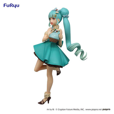 Hatsune Miku SweetSweets Series PVC Statue Hatsune Miku Chocolate Mint 17cm - Scale Statue - Furyu - Hobby Figures UK