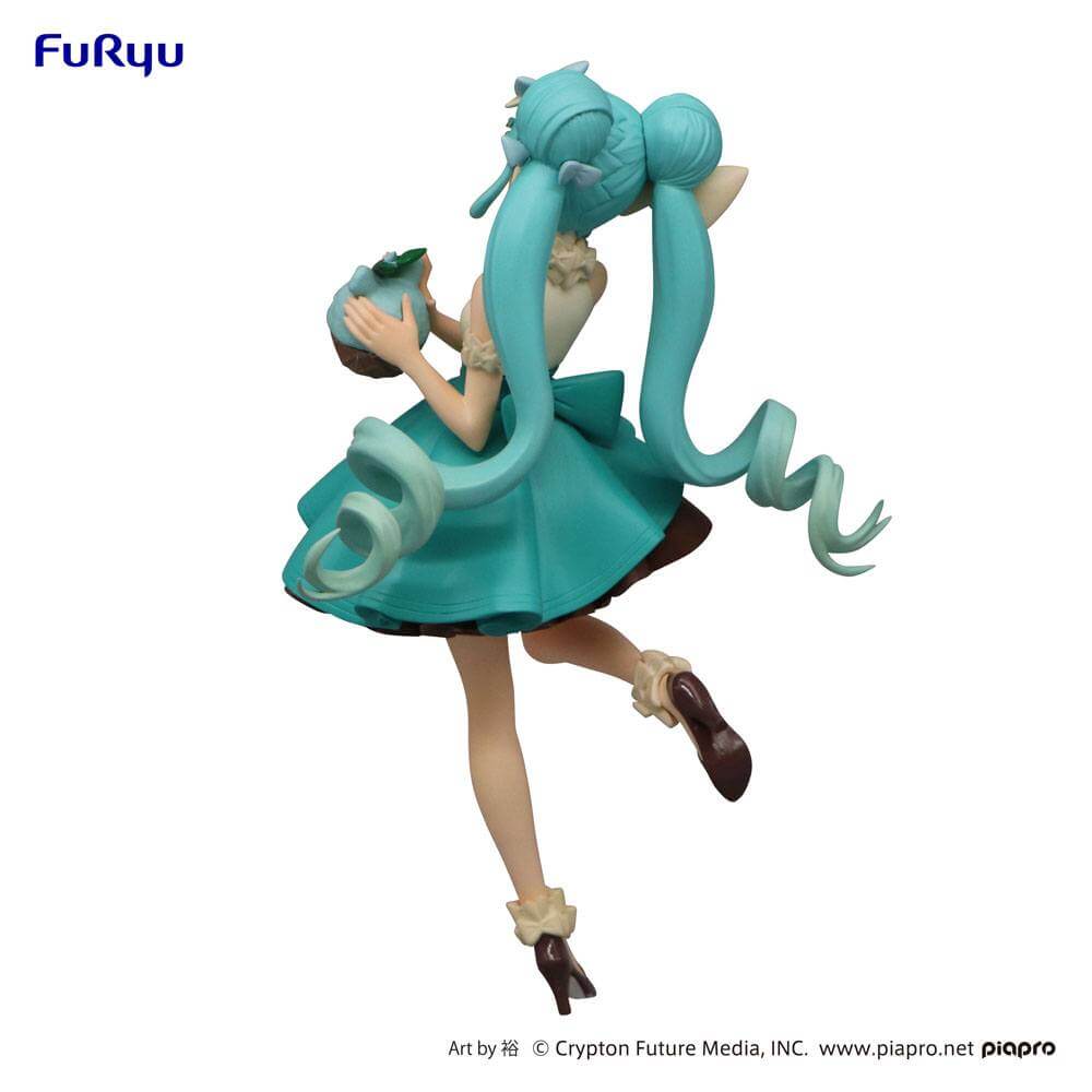Hatsune Miku SweetSweets Series PVC Statue Hatsune Miku Chocolate Mint 17cm - Scale Statue - Furyu - Hobby Figures UK