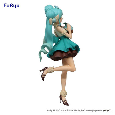 Hatsune Miku SweetSweets Series PVC Statue Hatsune Miku Chocolate Mint 17cm - Scale Statue - Furyu - Hobby Figures UK