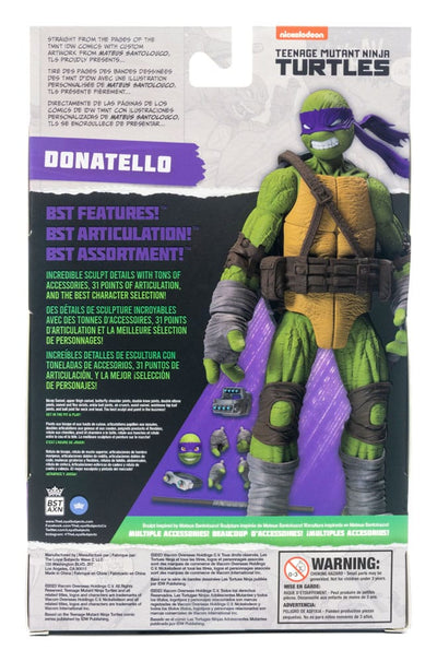 Teenage Mutant Ninja Turtles BST AXN Action Figure Donatello (IDW Comics) 13cm - Action Figures - The Loyal Subjects - Hobby Figures UK