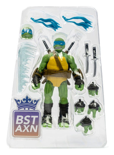 Teenage Mutant Ninja Turtles BST AXN Action Figure Leonardo (IDW Comics) 13cm - Action Figures - The Loyal Subjects - Hobby Figures UK