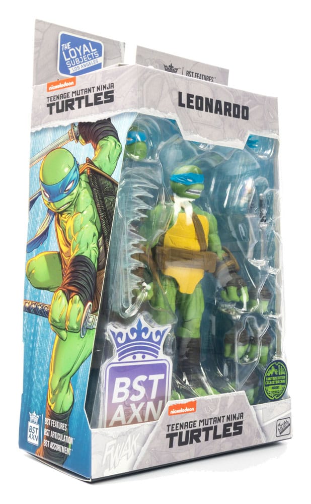 Teenage Mutant Ninja Turtles BST AXN Action Figure Leonardo (IDW Comics) 13cm - Action Figures - The Loyal Subjects - Hobby Figures UK