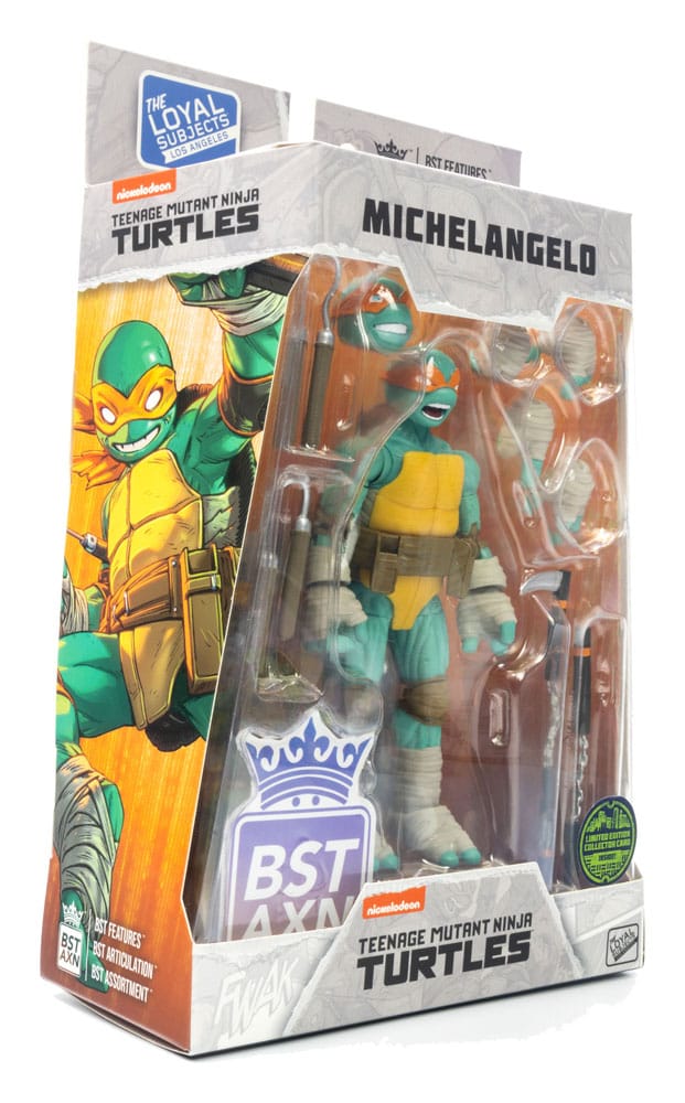 Teenage Mutant Ninja Turtles BST AXN Action Figure Michelangelo (IDW Comics) 13cm - Action Figures - The Loyal Subjects - Hobby Figures UK