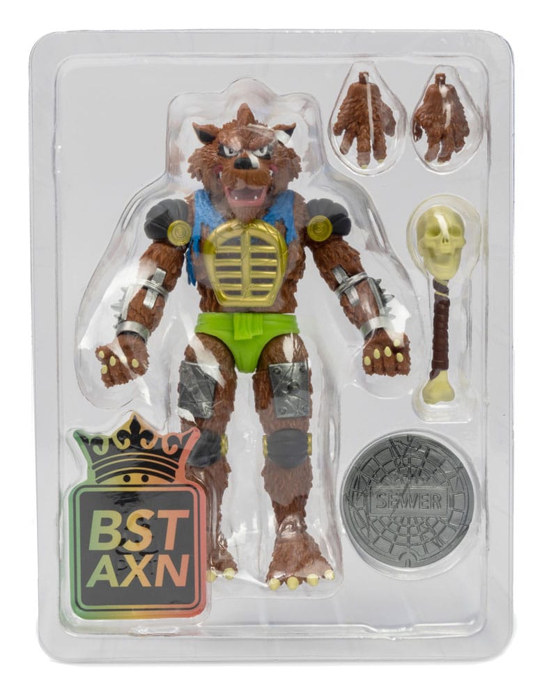 Teenage Mutant Ninja Turtles BST AXN Action Figure Rahzar 13cm - Action Figures - The Loyal Subjects - Hobby Figures UK