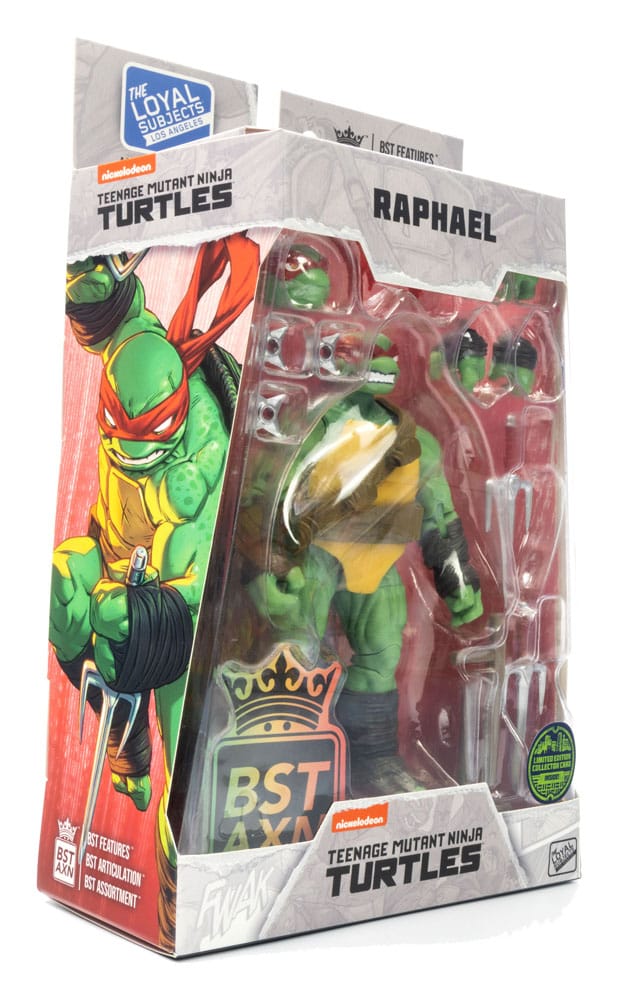 Teenage Mutant Ninja Turtles BST AXN Action Figure Raphael (IDW Comics) 13cm - Action Figures - The Loyal Subjects - Hobby Figures UK