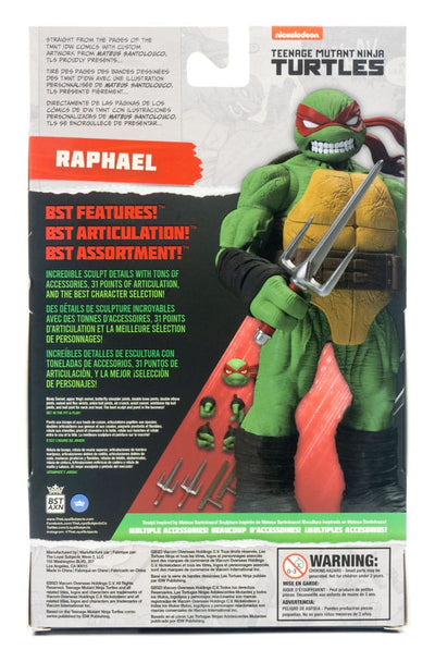 Teenage Mutant Ninja Turtles BST AXN Action Figure Raphael (IDW Comics) 13cm - Action Figures - The Loyal Subjects - Hobby Figures UK