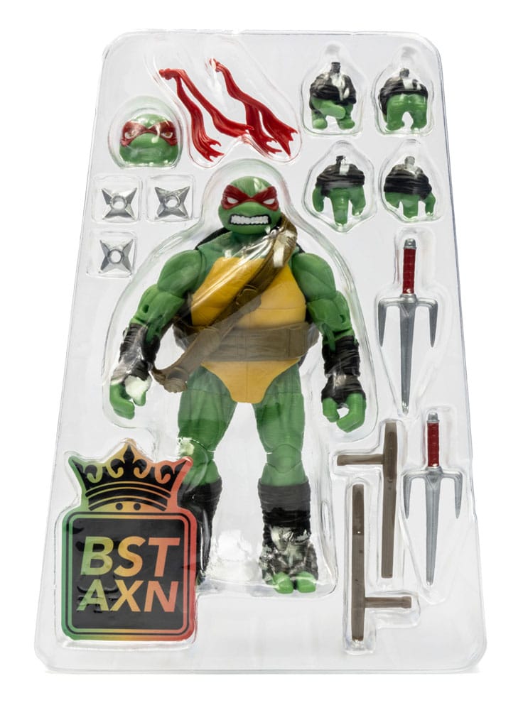 Teenage Mutant Ninja Turtles Bst Axn Action Figure Raphael Idw Comics