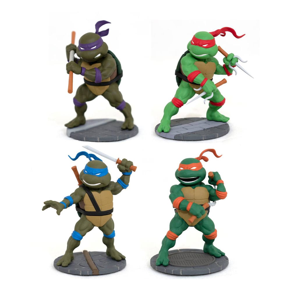 Teenage Mutant Ninja Turtles D-Formz Mini Figures 4-Pack SDCC 2023 Exclusive 5cm - Mini Figures - Diamond Select - Hobby Figures UK