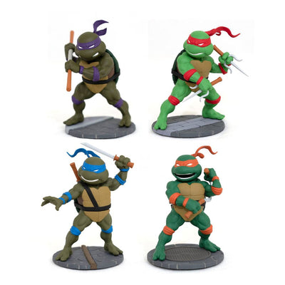 Teenage Mutant Ninja Turtles D-Formz Mini Figures 4-Pack SDCC 2023 Exclusive 5cm - Mini Figures - Diamond Select - Hobby Figures UK