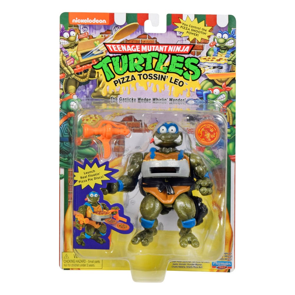 Teenage Mutant Ninja Turtles Action Figure Classic Pizza Tossin' Leo 10cm - Action Figures - Playmates - Hobby Figures UK