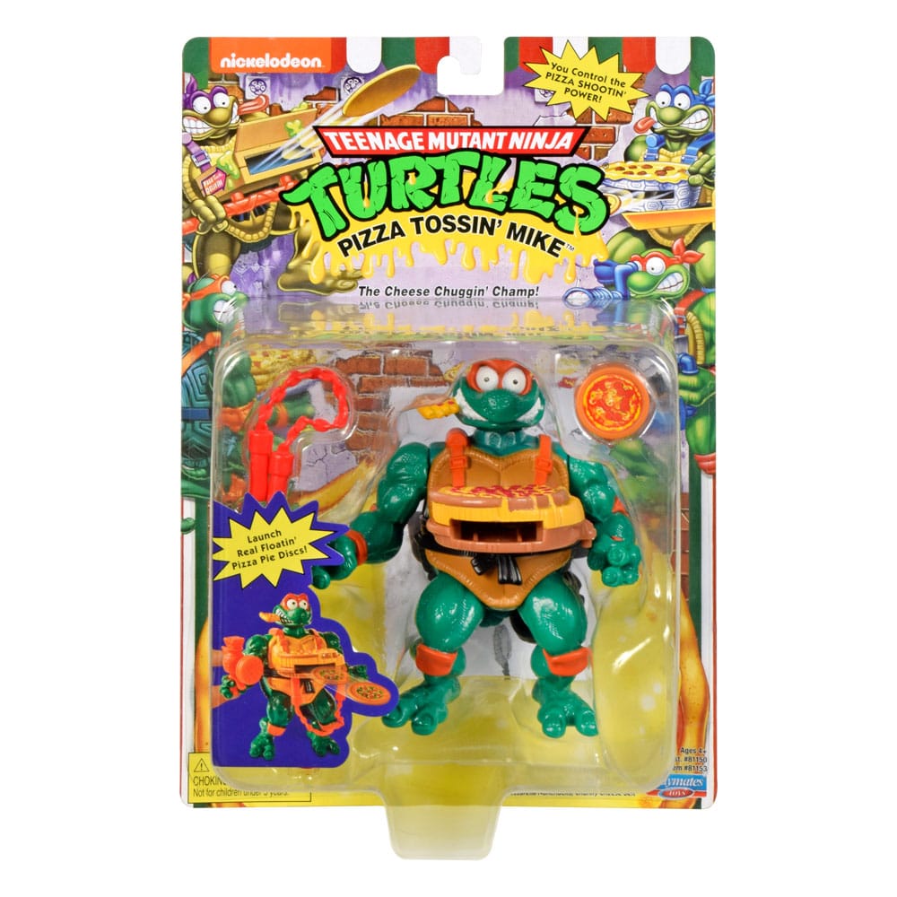 Teenage Mutant Ninja Turtles Action Figure Classic Pizza Tossin' Mike 10cm - Action Figures - Playmates - Hobby Figures UK