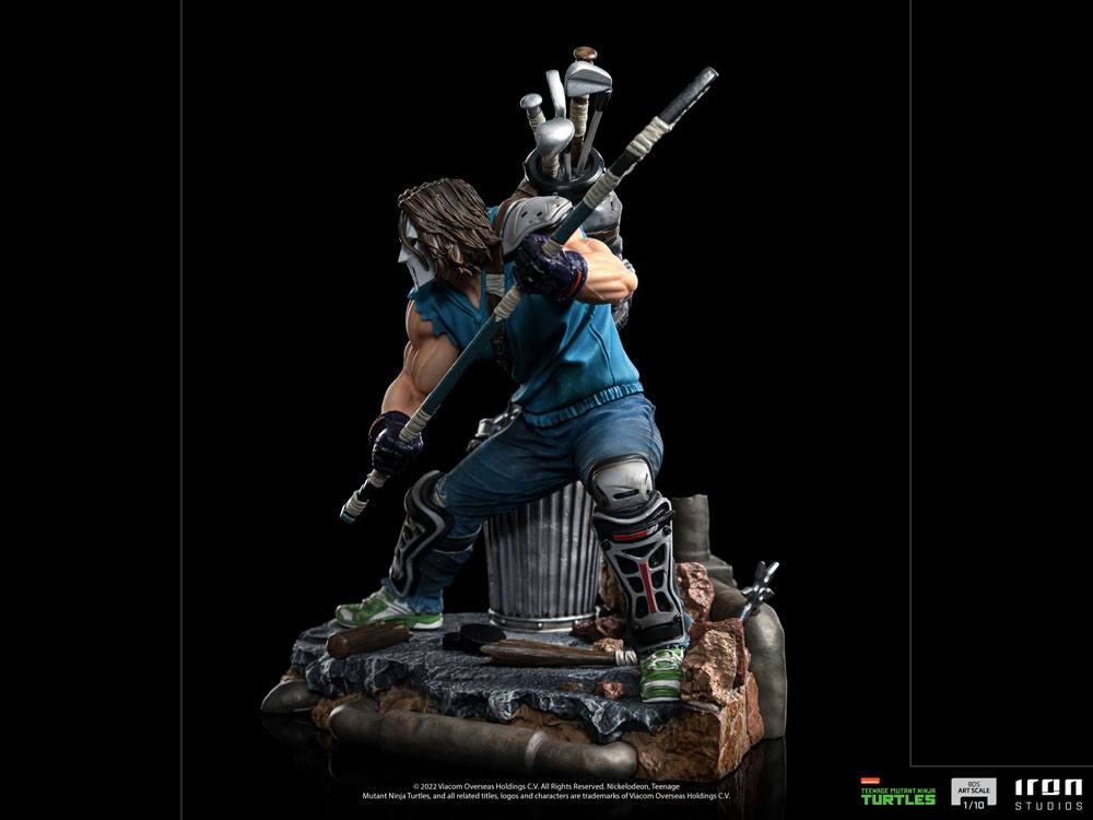 Teenage Mutant Ninja Turtles BDS Art Scale Statue 1/10 Casey Jones 19cm - Scale Statue - Iron Studios - Hobby Figures UK
