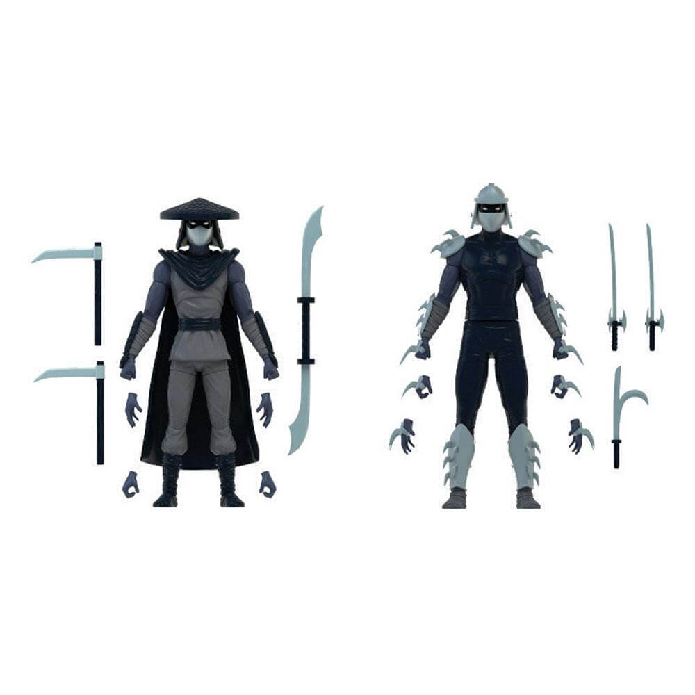 Teenage Mutant Ninja Turtles BST AXN Action Figure 2-Pack Shadow Shredder & Elite Foot Soldier SDCC Exclusive 13cm - Action Figures - The Loyal Subjects - Hobby Figures UK