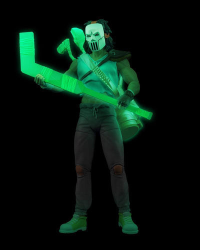 Teenage Mutant Ninja Turtles BST AXN Action Figure Casey Jones Skull Face Glow-in-the-Dark SDCC Exclusive 13cm - Action Figures - The Loyal Subjects - Hobby Figures UK
