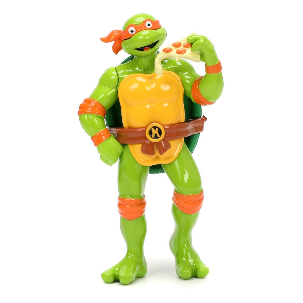 Teenage Mutant Ninja Turtles Hollywood Rides Diecast Model 1/24 VW Drag Beetle with Michelangelo Figure - Action Figures - Jada Toys - Hobby Figures UK