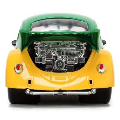 Teenage Mutant Ninja Turtles Hollywood Rides Diecast Model 1/24 VW Drag Beetle with Michelangelo Figure - Action Figures - Jada Toys - Hobby Figures UK