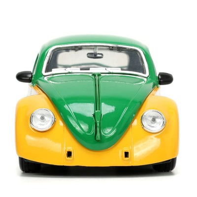 Teenage Mutant Ninja Turtles Hollywood Rides Diecast Model 1/24 VW Drag Beetle with Michelangelo Figure - Action Figures - Jada Toys - Hobby Figures UK