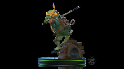 Teenage Mutant Ninja Turtles Q-Fig Figure Michelangelo 13cm - Mini Figures - Quantum Mechanix - Hobby Figures UK