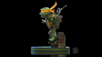 Teenage Mutant Ninja Turtles Q-Fig Figure Michelangelo 13cm - Mini Figures - Quantum Mechanix - Hobby Figures UK
