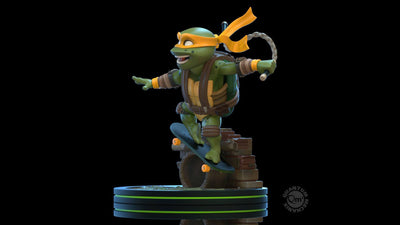 Teenage Mutant Ninja Turtles Q-Fig Figure Michelangelo 13cm - Mini Figures - Quantum Mechanix - Hobby Figures UK